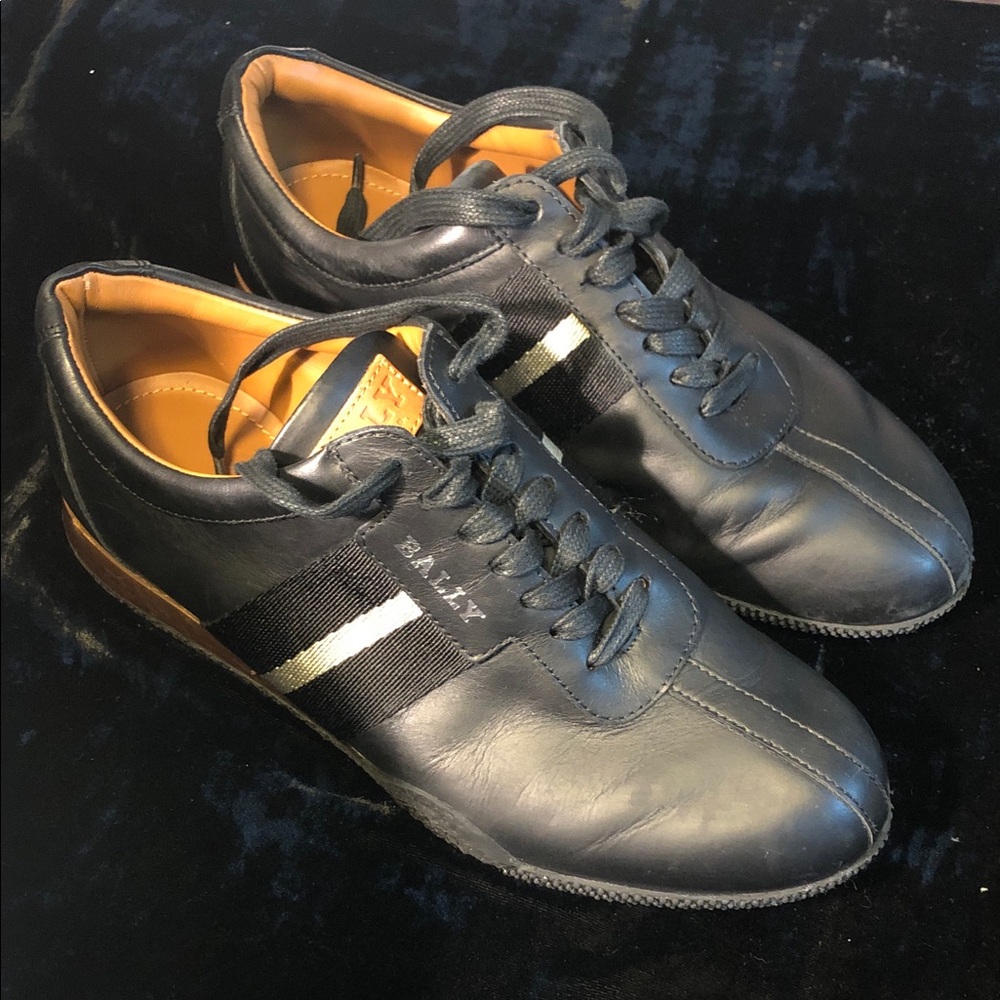 Bally Free New MENS leather sneakers 7us
